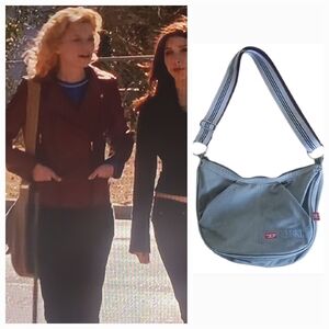 Vintage Diesel Spare Parts Distressed  Crossbody Bag Military Army Khaki